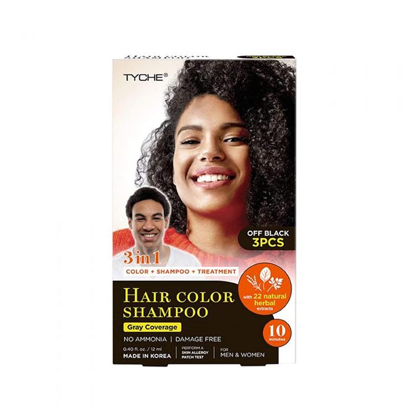Tyche 3 In 1 Hair Color Shampoo Kit