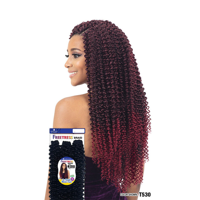 SHAKE N GO Freetress Braid 3x Tahiti Water Curl 16"