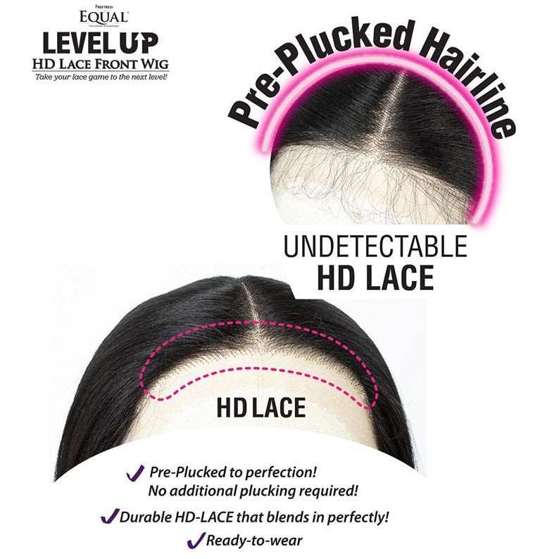 SHAKE N GO Freetress Equal Synthetic LEVEL UP HD Lace Front Wig TALISA