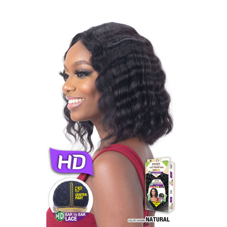 SHAKE N GO Naked Brazilian Natural 100% Human Hair HD Lace Front Wig ARDEN