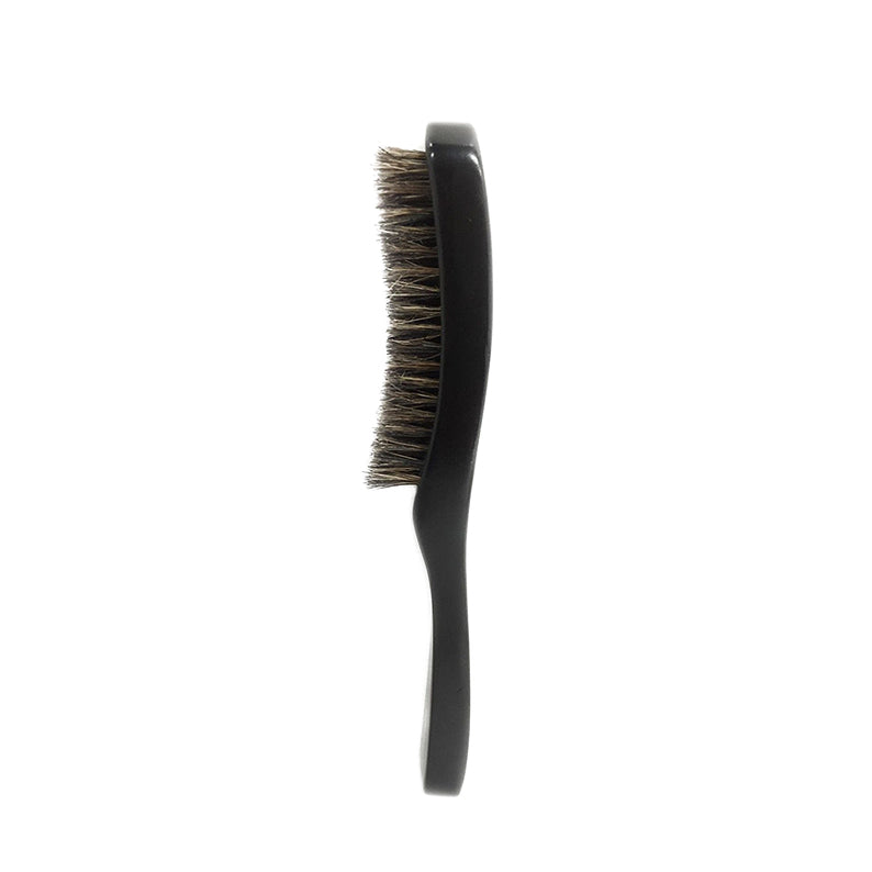 ANNIE #02350 100% Pure Boar Bristles Medium Wave Curved Handle Brush