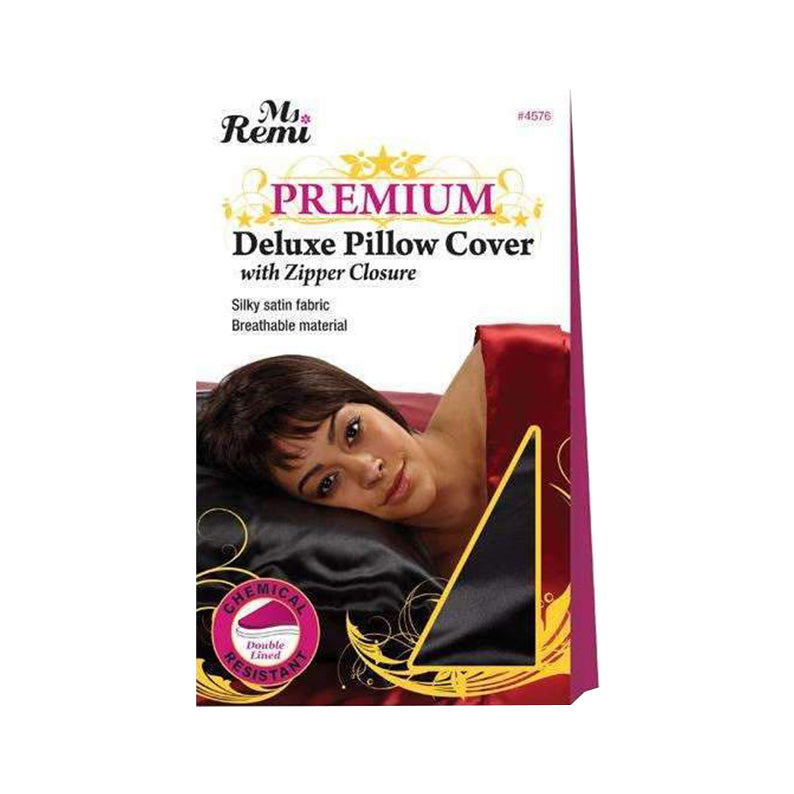 Premium Deluxe Pillow Cover With Zipper [Black] #4576