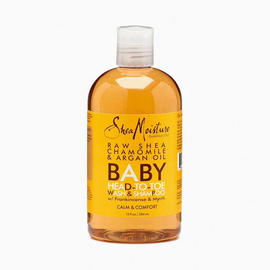 [Shea Moisture] Baby Raw Shea Chamomile & Argan Oil Wash & Shampoo 13Oz - C_Kids & Baby-Natural Hair Care