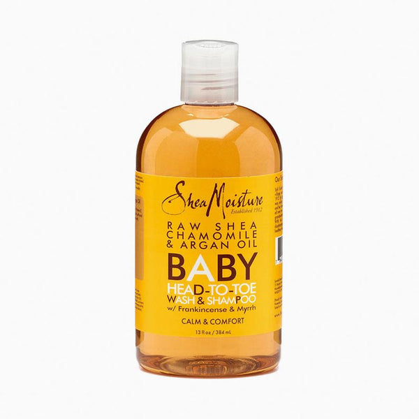 [Shea Moisture] Baby Raw Shea Chamomile & Argan Oil Wash & Shampoo 13Oz - C_Kids & Baby-Natural Hair Care
