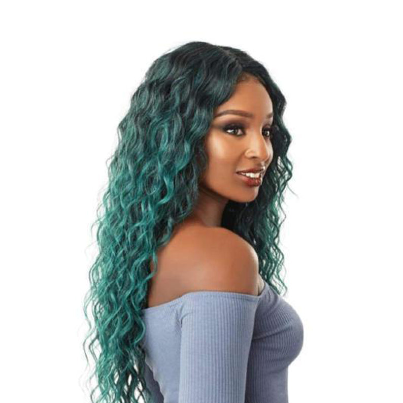 SENSATIONNEL 100% Premium Fiber Lace Front Wig Edge Center Part ANYA