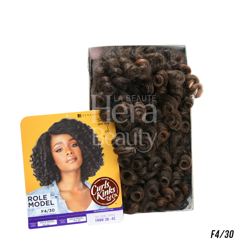 SENSATIONNEL Empress CURLS KINKS & CO Textured Lace Frint Wig ROLE MODEL