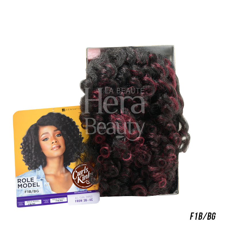 SENSATIONNEL Empress CURLS KINKS & CO Textured Lace Frint Wig ROLE MODEL