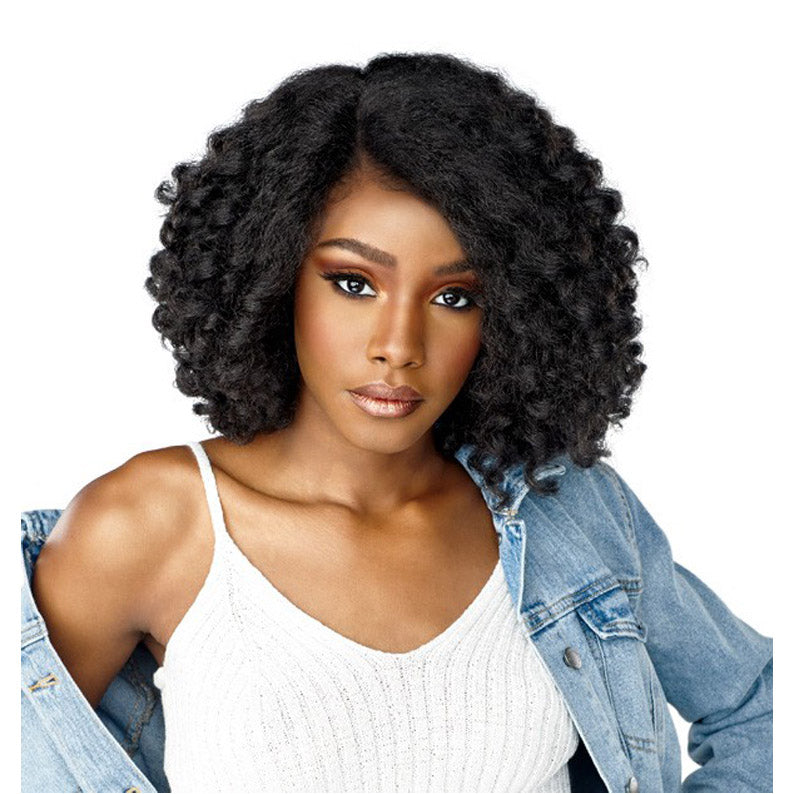 SENSATIONNEL Empress CURLS KINKS & CO Textured Lace Frint Wig ROLE MODEL