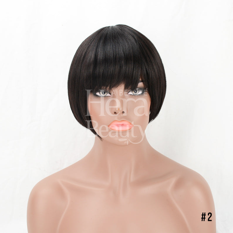 Perruque synthétique à bonnet intégral - VELIKA