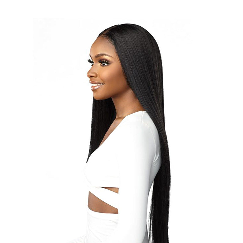 SENSATIONNEL Butta HD Lace Human Hair Blend Wig Straight 32"