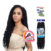 FREETRESS Braid 2X Faux Locs Ondulés Doux 20"