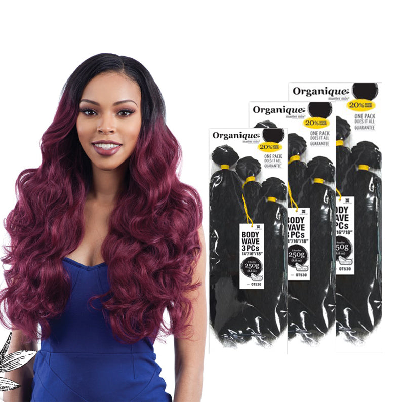 SHAKE N GO ORGANIQUE Mastermix Bundle Hair Body Wave 3pcs