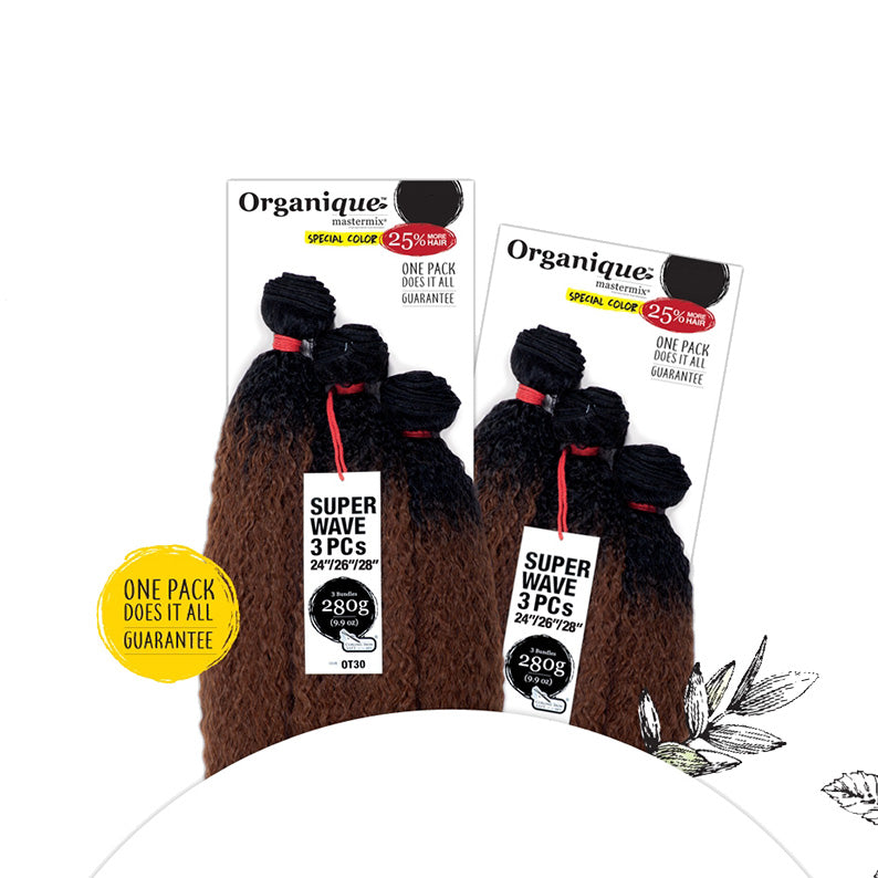 SHAKE N GO ORGANIQUE Mastermix Bundle Hair Super Wave 3pcs