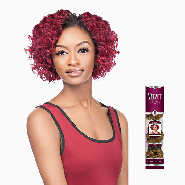 [Outre] Velvet Brazilian Remi Glam Curl 3Pcs - Weaves
