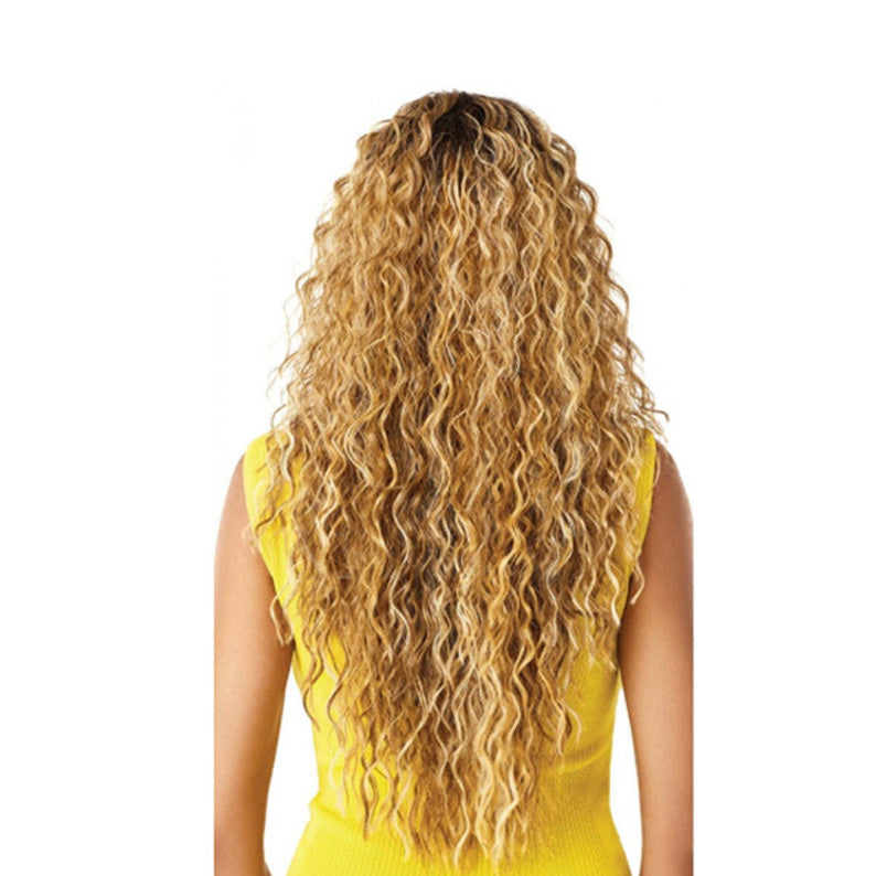 Perruque synthétique THE DAILY WIG avec bonnet intégral en dentelle et raie THORA, 66 cm