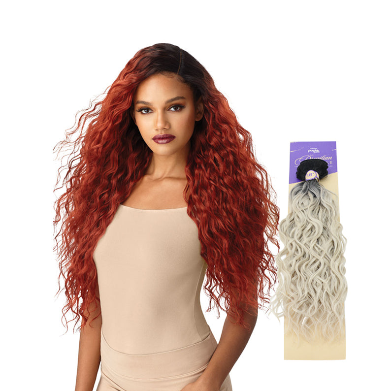 OUTRE Premium Purple Pack Brazilian Bundle NATURAL WAVE