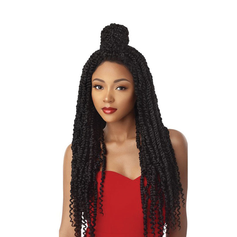 OUTRE X-Pression Twisted Up 4X4 Lace Front Wig - PASSION TWIST 28"