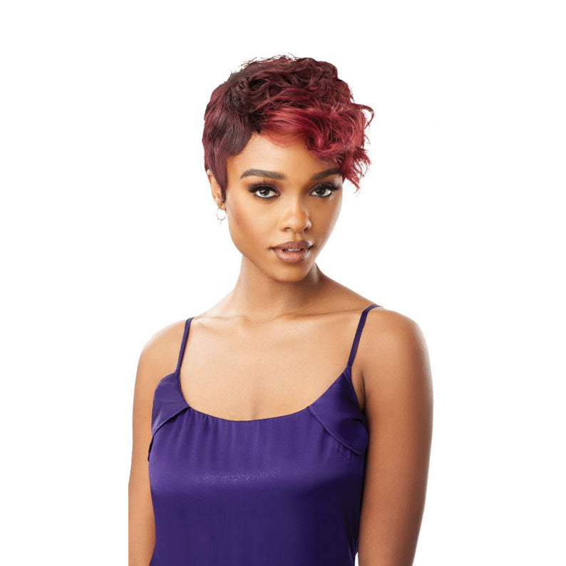 OUTRE 100% Human Hair Clipper Cut Wig DUBY BODY CURL