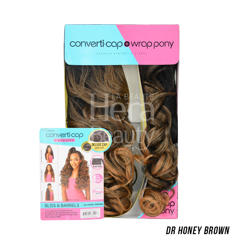 OUTRE CONVERTI CAP + Wrap Pony Synthetic Half Wig BLISS & BARRELS 24"-28"