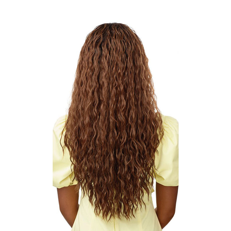 OUTRE Converti Cap Synthetic Hair Half Wig WET & WAVY LET IT RIPPLE