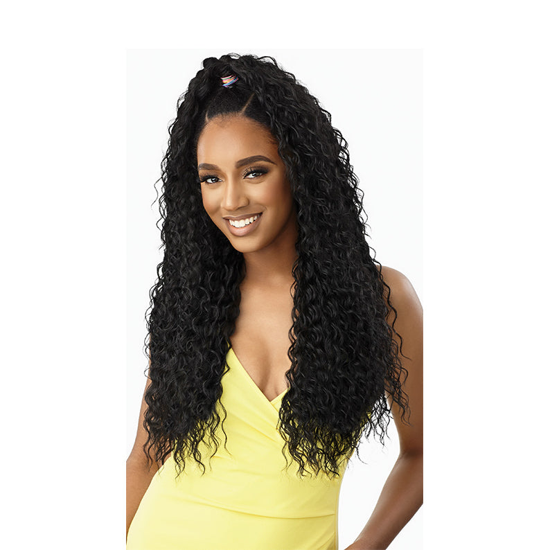 CONVERTI CAP Synthetic Hair Half Wig WET & WAVY KISSED BY MIST 26"