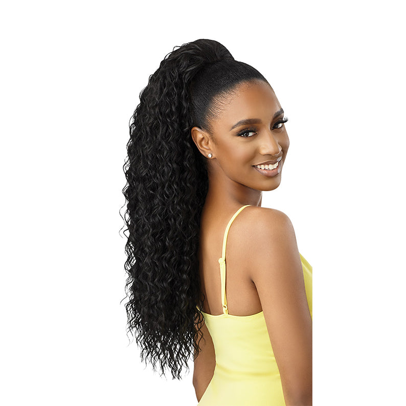 CONVERTI CAP Synthetic Hair Half Wig WET & WAVY KISSED BY MIST 26"