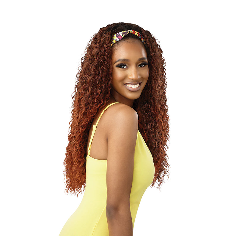 CONVERTI CAP Synthetic Hair Half Wig WET & WAVY KISSED BY MIST 26"