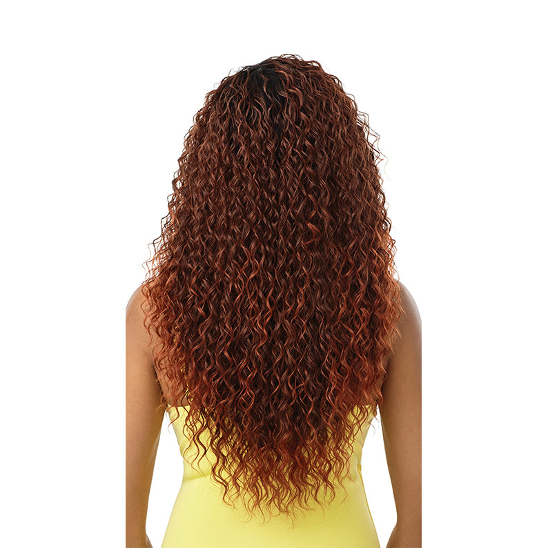 CONVERTI CAP Synthetic Hair Half Wig WET & WAVY KISSED BY MIST 26"