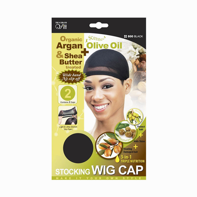 [M&m Qfitt] S&o Stocking Wig Cap #800 [Black] - Tools & Accessories