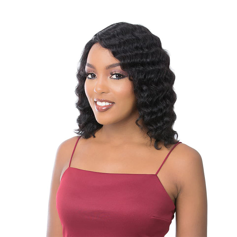 100% Human Hair Skin Top T-part Wig - TITI