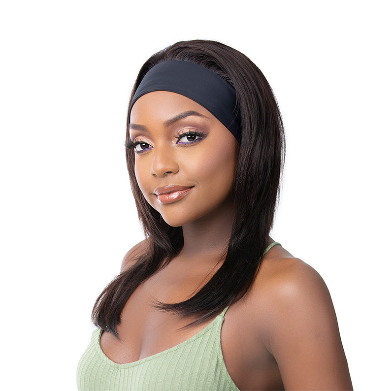 IT'S A WIG Human Hair Lace Front Wig HEADBAND WIG 7
