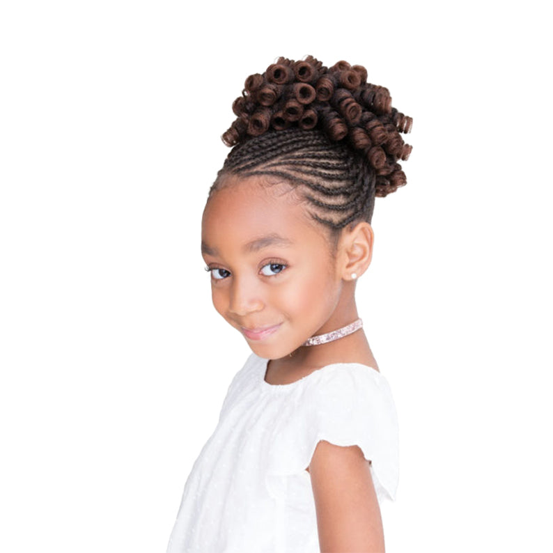 JANET COLLECTION Noir Everytime Kids Drawstring Lovely Kid Wand Curl