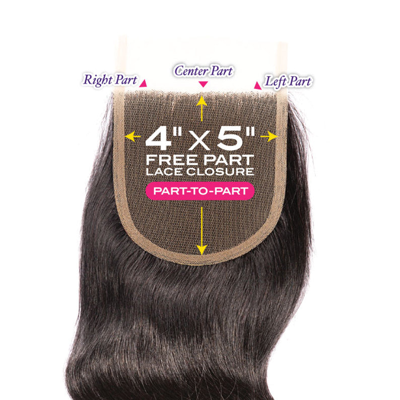 JANET COLLECTION Melt 4x5 HD Lace Closure Body Wave