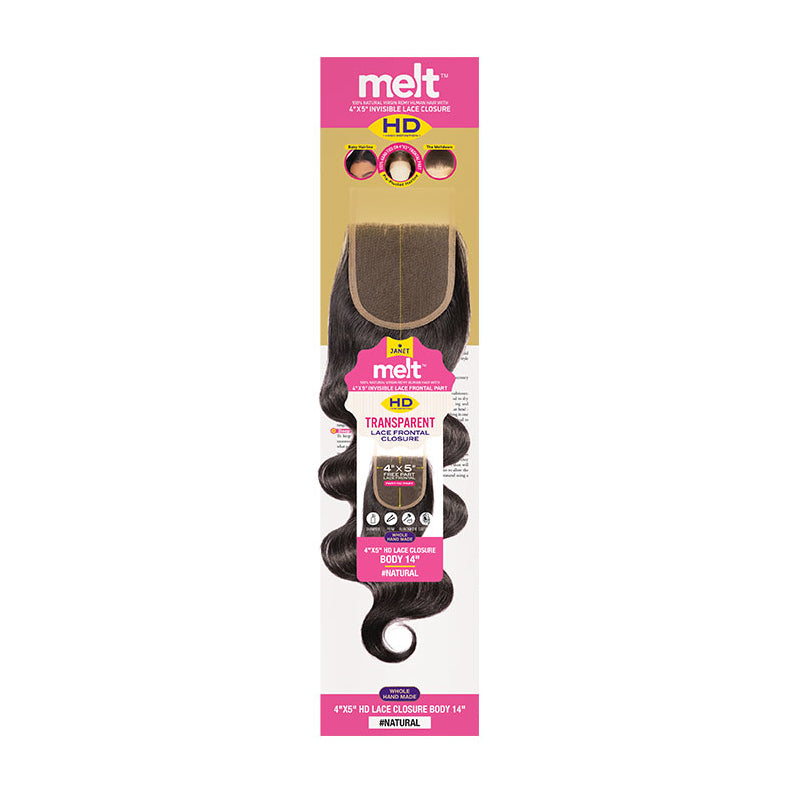 JANET MELT 4x5 HD Lace Closure Body