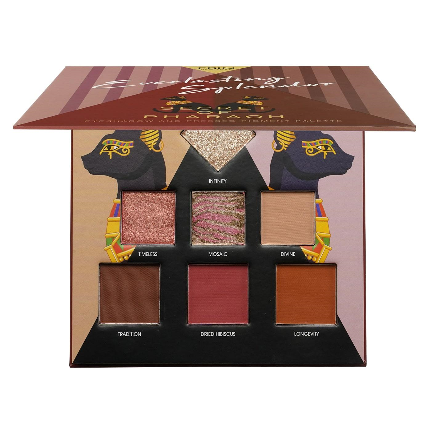 EBIN EVERLASTING SPLENDOR - SECRET OF PHARAOH 7 SHADES EYESHADOW PALETTE