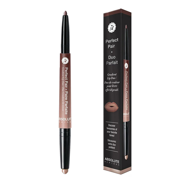 Absolute New York Perfect Pair Gradient Lip Duo with dual-ended lip color for a seamless gradient effect