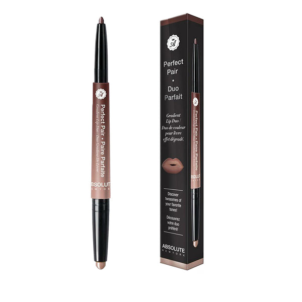 Absolute New York Perfect Pair Gradient Lip Duo with dual-ended lip color for a seamless gradient effect