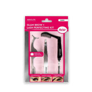ABSOLUTE NEW YORK brow and lash perfecting kit with slanted tweezers foldable groomer and lash applicator