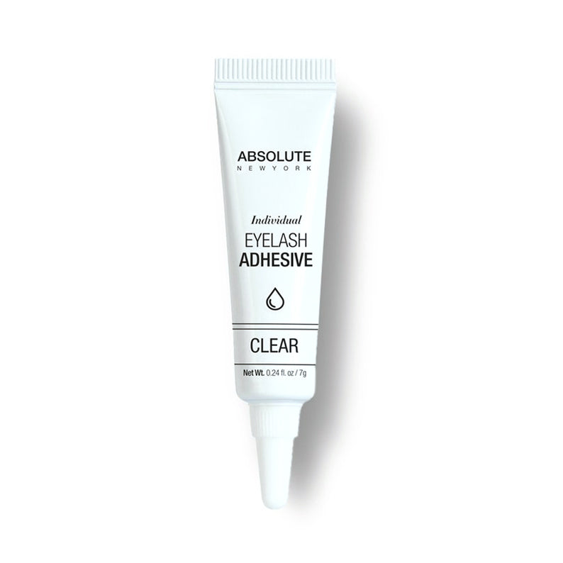 ABSOLUTE NEW YORK clear eyelash adhesive for individual lashes white squeeze tube 7 g