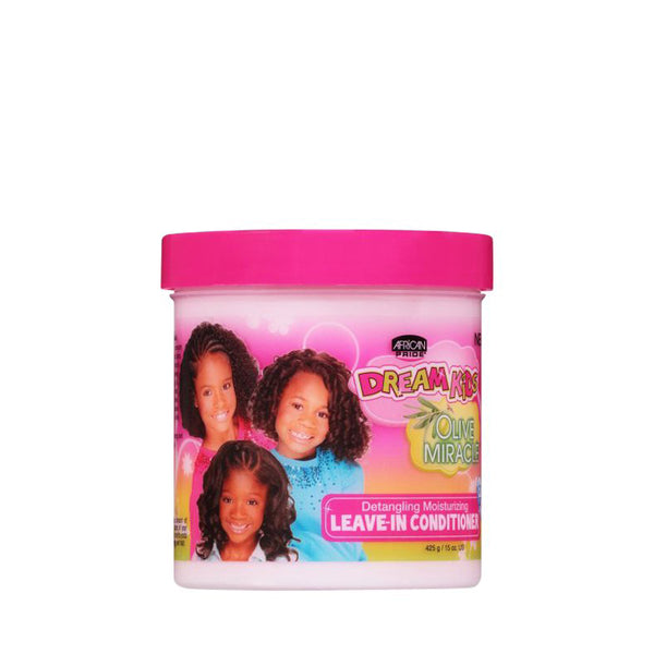 African Pride Dream Kids Olive Miracle detangling moisturizing kids leave-in conditioner for curly hair
