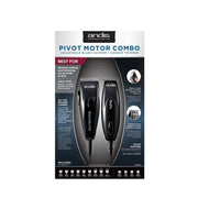 Andis Pivot Motor Combo Trimmer adjustable blade clipper and corded trimmer set for hair cutting