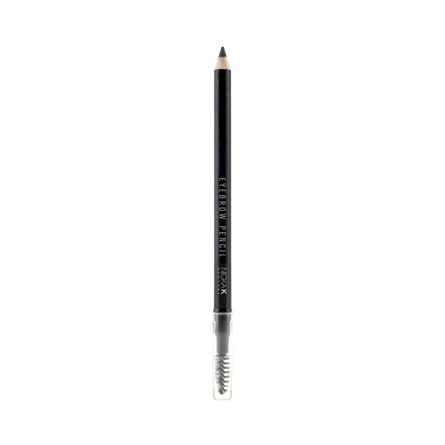 NICKA K best eyebrow pencil in black with spoolie brush for precise eyebrow shaping 1