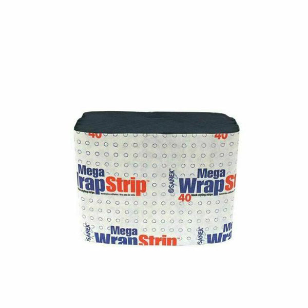 Graham black wrap strips for hair Mega Wrap Strip pack with 40 strips for hairstyling