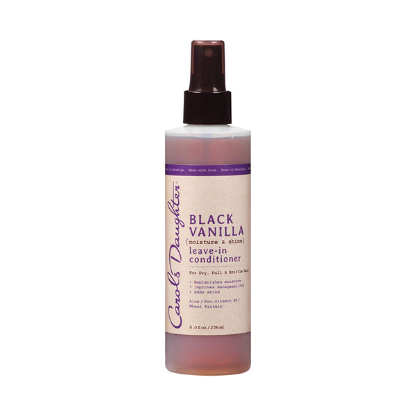 Carols Daughter black vanilla leave-in conditioner spray bottle 8 fl oz moisturizing shine for dry damaged hair