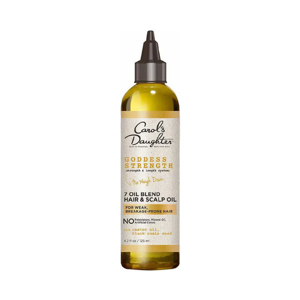 Carols Daughter Goddess Strength 7 Oil Blend hair and scalp oil strengthening hair oil for weak hair
