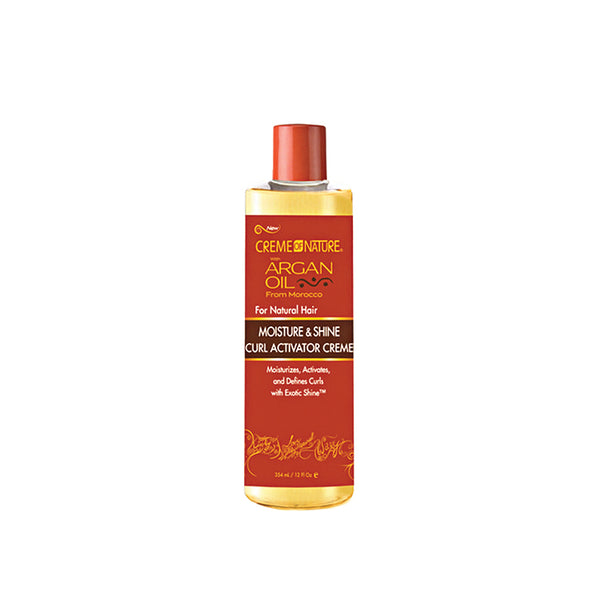 Creme of Nature Argan Oil Curl Activator moisture and shine curl activator creme bottle for natural hair