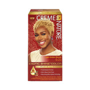 CREME OF NATURE exotic shine hair color kit light golden blonde 9.23 with argan oil