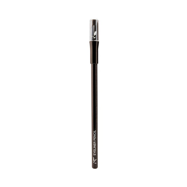 NICKA K black eyeliner pencil with sharpener cap for precise eye makeup application