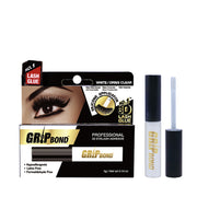EBIN GripBond professional 3D eyelash glue tube and packaging showing latex free lash adhesive and applicator