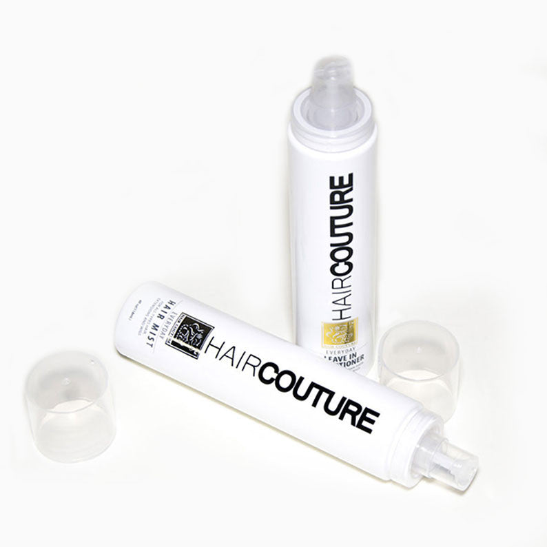 HAIR COUTURE leave in conditioner for daily use white squeeze tube nourishing detangling lightweight formula